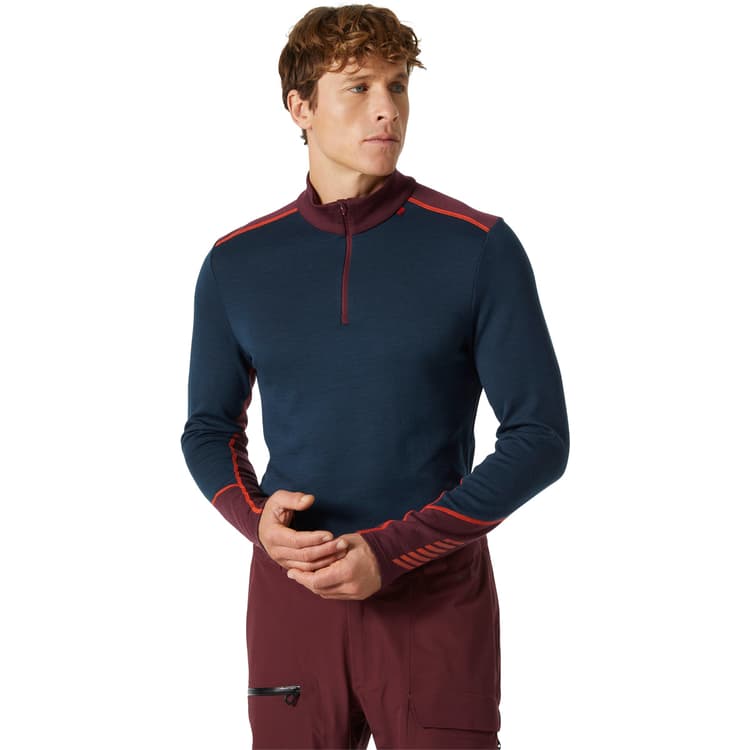 Helly Hansen Lifa Merino Midweight 1/2 Zip Skiundertrøje Herre