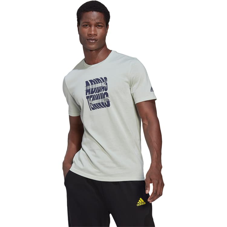 adidas Smile Graphic Tennis T-shirt Herre