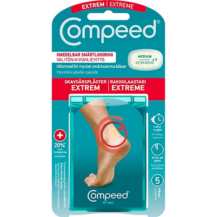 COMPEED 5 Stk. Extreme Hæl Vabelplaster