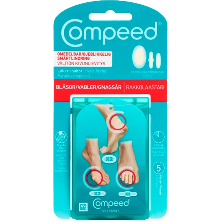COMPEED 5 Stk. Mix Vabelplaster