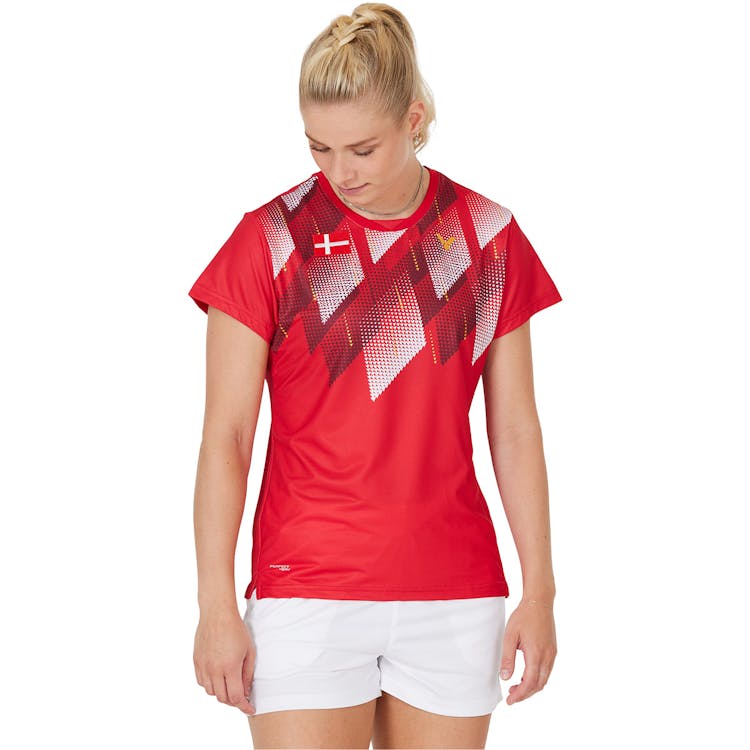 Victor Denmark T-31000 Badminton T-shirt Dame
