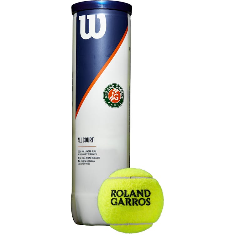 Wilson Roland Garros All Court 4-Pak Tennisbolde