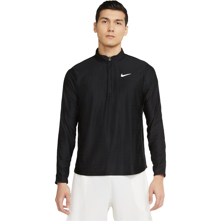 Nike Court Dri-FIT Advantage 1/2 Zip Tennistrøje Herre