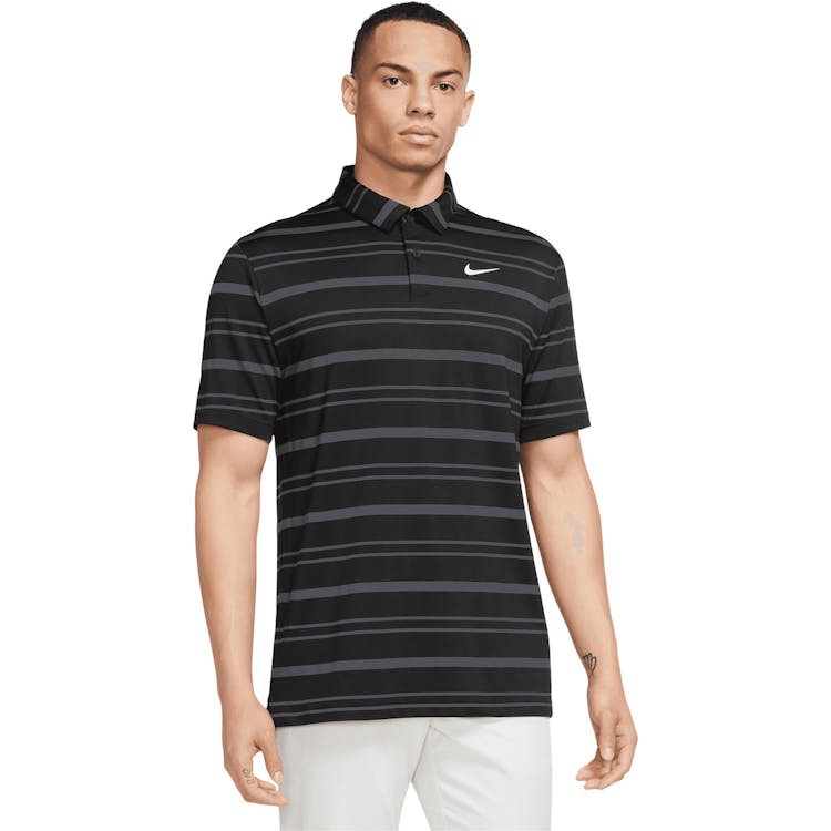 Nike Dri-FIT Tour Stripe Golf Polo T-shirt Herre