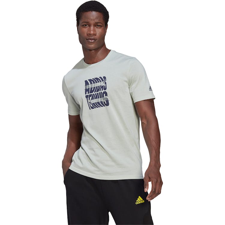 adidas Smile Graphic Tennis T-shirt Herre