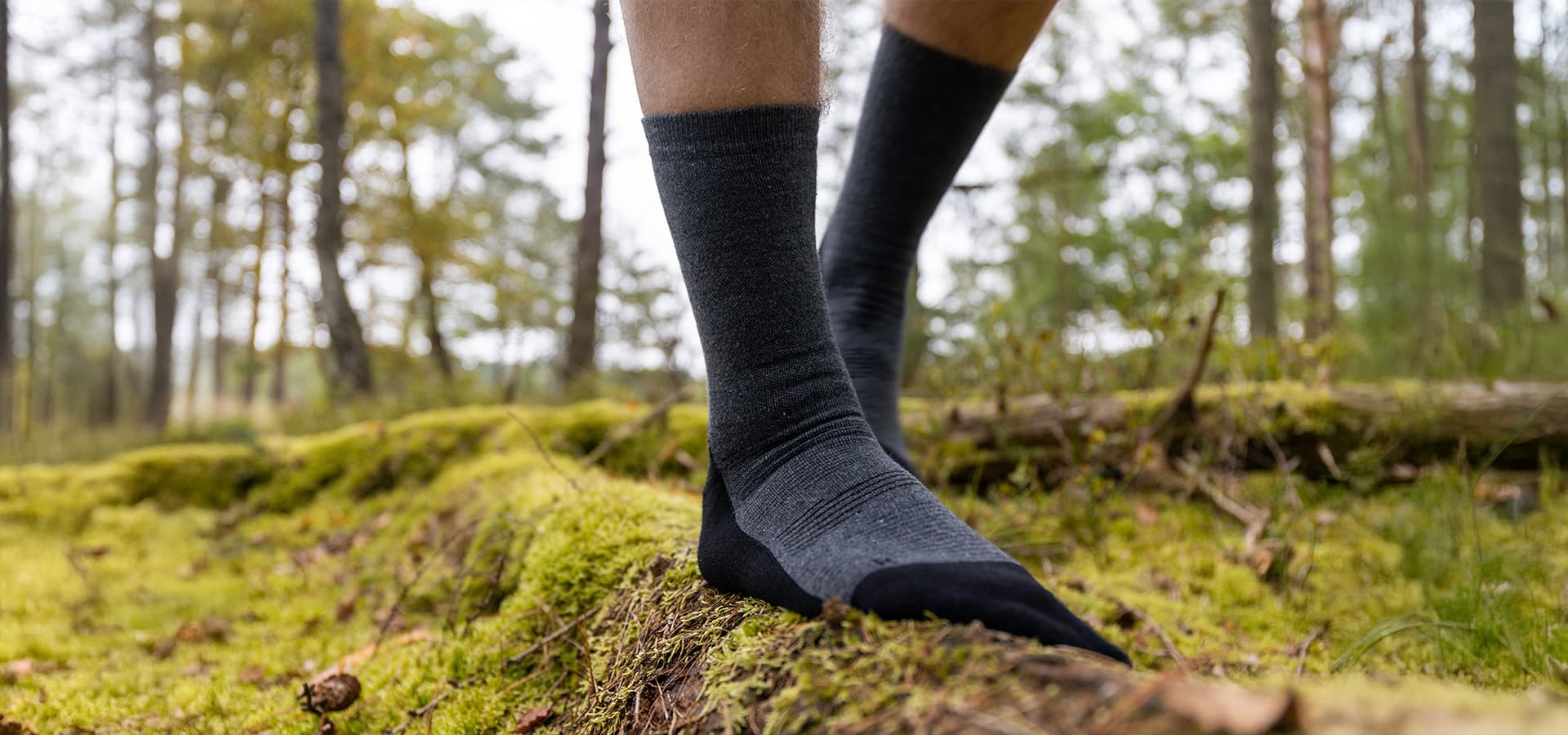 Forebyg vabler med to lag sokker