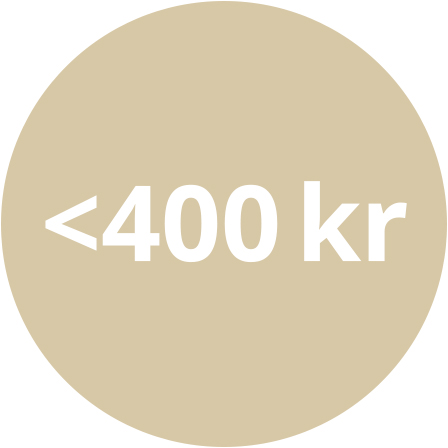 Under 400 kr